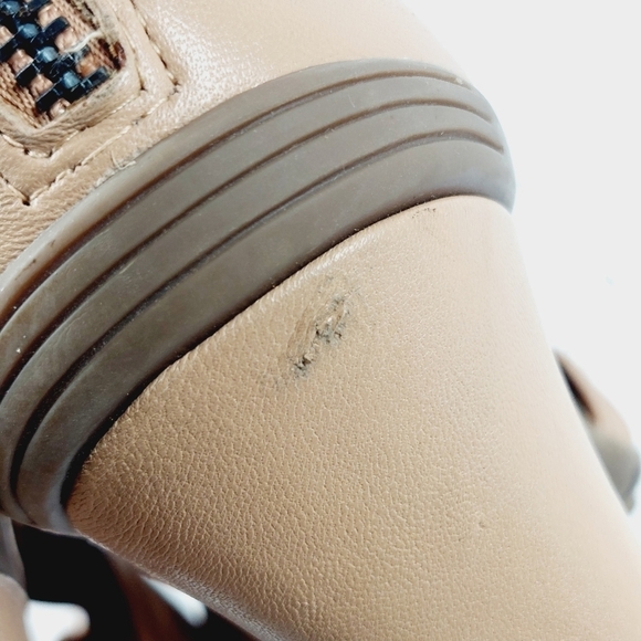 Gentle Souls by Kenneth Cole Women's Osaka Rama Dress Tan Heeled Sandals K967 - Picture 11 of 13